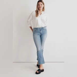 Madewell Kick Out Crop Mid Rise Jeans - Size 27; worn once